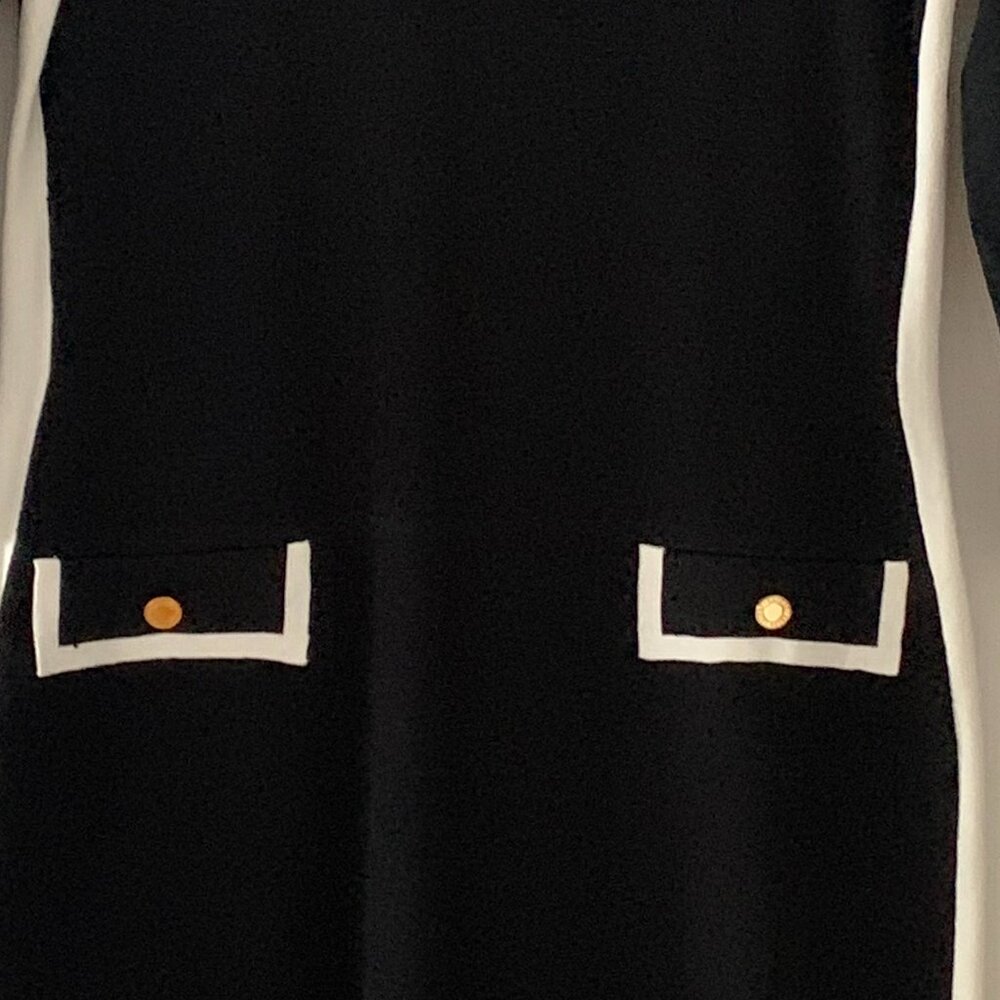 Ralph Lauren Black Knit dress size large - Picture 4 of 7
